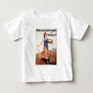 Camiseta Para Bebê Você tem uma parte na vitória?