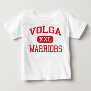 Camiseta Para Bebê Volga - guerreiros - escola secundária - Elkader