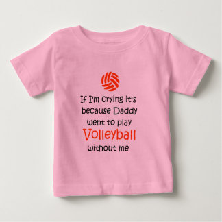 Camiseta Para Bebê VolleyChick VolleyBaby Cry