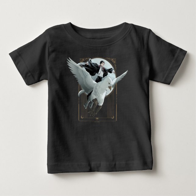 Camiseta Para Bebê Voo Anime HARRY POTTER™ com Buckbeak (Frente)