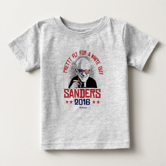 Camiseta Para Bebê Voo bonito para uma Cara branca (Frente)