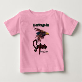 Camiseta Para Bebê "Voo Sagrado: Walua Bird Face Design"