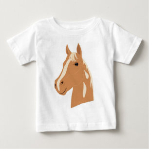 Camiseta Para Bebê Voo Vermelho o Cavalo Feliz