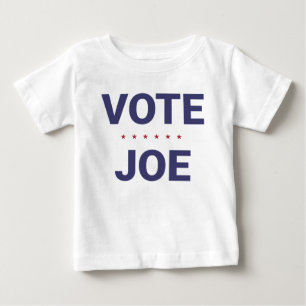 Camiseta Para Bebê Vote Joe (eleição dos EUA em 2020)