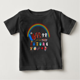 Camiseta Para Bebê Votem para as nossas futuras crianças