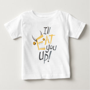 Camiseta Para Bebê Vou Devorar Gráfico