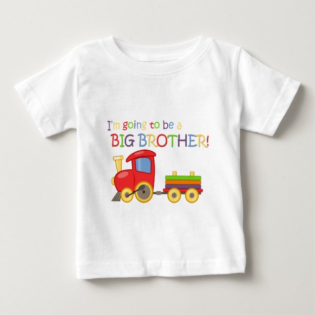 Camiseta Para Bebê Vou ser um irmão mais velho! (Frente)