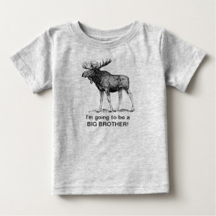 Camiseta Para Bebê Vou ser um irmão mais velho! (MOOSE)