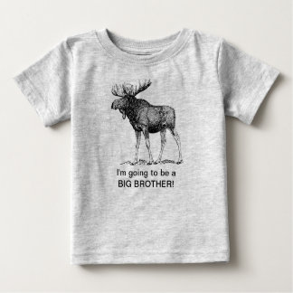 Camiseta Para Bebê Vou ser um irmão mais velho! (MOOSE)