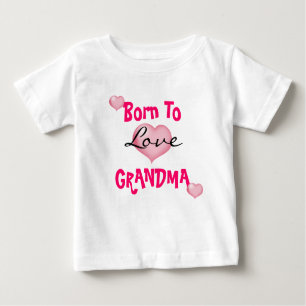 Camiseta Para Bebê Vovó Baby T-Shirt