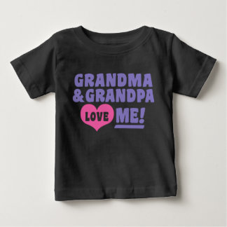 Camiseta Para Bebê Vovó me ama