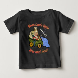 Camiseta Para Bebê Vovó Pequeno e Pouco Personalizado