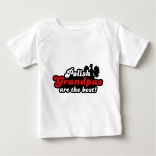 Camiseta Para Bebê Vovô polonês