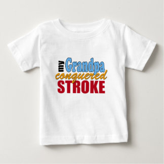 Camiseta Para Bebê Vovô Stroke Survivor