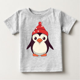 Camiseta Para Bebê Waddle Claus