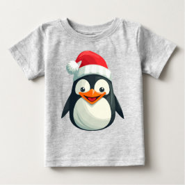 Camiseta Para Bebê Waddle Claus