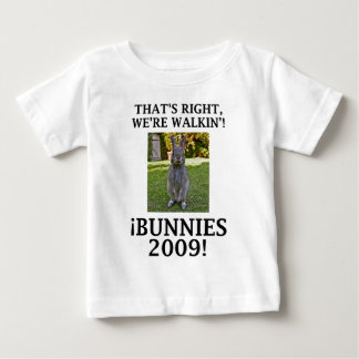Camiseta Para Bebê WalkinBunnies09
