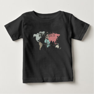 Camiseta Para Bebê Wanderlust