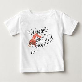 Camiseta Para Bebê Wanna Boo Friends Halloween