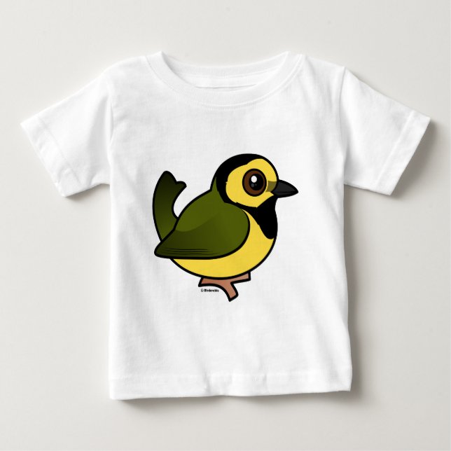 Camiseta Para Bebê Warbler Hooded (Frente)