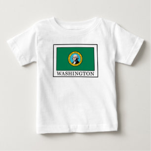 Camiseta Para Bebê Washington