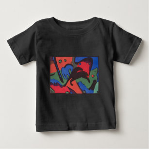 Camiseta Para Bebê Wassily Kandinsky Franz Marc Blue Rider Painting