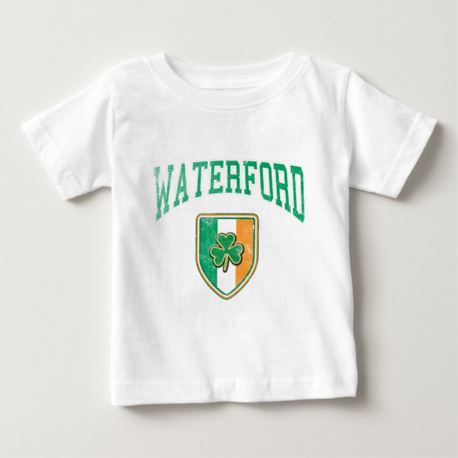 Camiseta Para Bebê WATERFORD Irlanda (Frente)