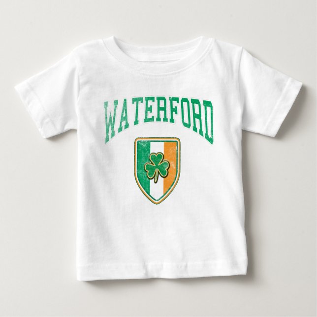 Camiseta Para Bebê WATERFORD Irlanda (Frente)