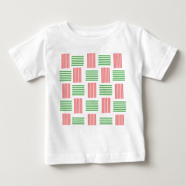 Camiseta Para Bebê Weave de Natal (Frente)