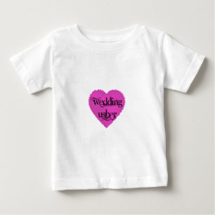 Camiseta Para Bebê Wedding Usher