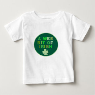 Camiseta Para Bebê Wee Bit of Irish T-Shirt