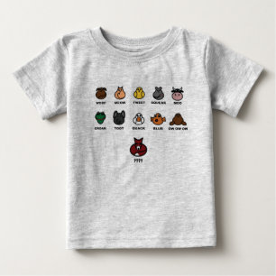 Camiseta Para Bebê What does the fox say?
