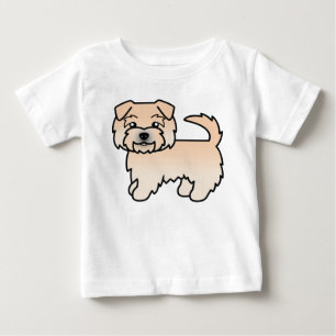Camiseta Para Bebê Wheaten Norfolk Terrier Caricatura