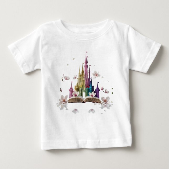 Camiseta Para Bebê Whimsical Fairytale Infant Tee (Frente)