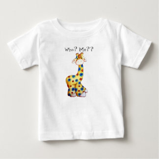 Camiseta Para Bebê Whimsical Hippie Giraffe Funny Toddler T-Shirt