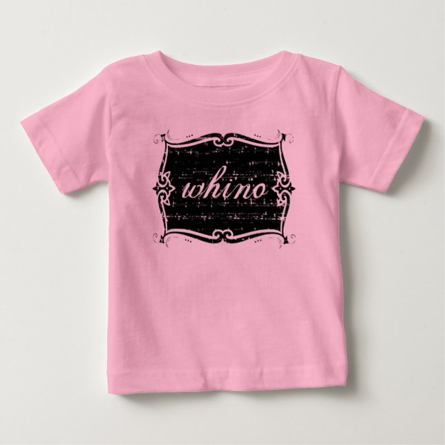 Camiseta Para Bebê whino (Frente)