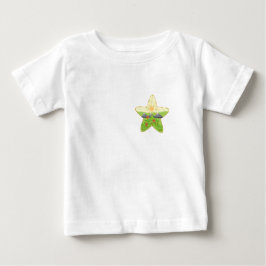 Camiseta Para Bebê white t  shirt  printed with nature