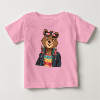 Camiseta Para Bebê Wholesome Bear – Cozy, Colorful and Heartwarming