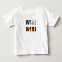 Wiki-Wiki - Cenário Impresso Crianças & Toddler T-