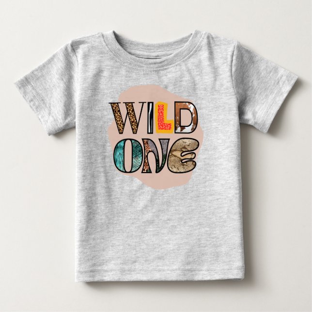Camiseta Para Bebê Wild One (Frente)
