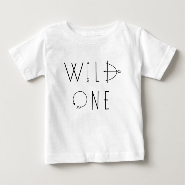 Camiseta Para Bebê Wild One (Frente)