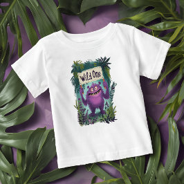 Camiseta Para Bebê Wild One