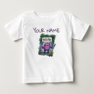 Camiseta Para Bebê Wild One
