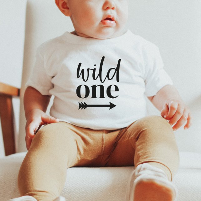 Camiseta Para Bebê Wild One Baby (Criador carregado)