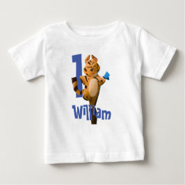 Camiseta Para Bebê Wild One Baby Tiger primeiro aniversario Buffalo X