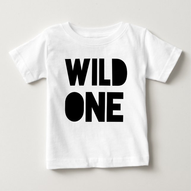 CAMISETA PARA BEBÊ WILD ONE TEE (Frente)