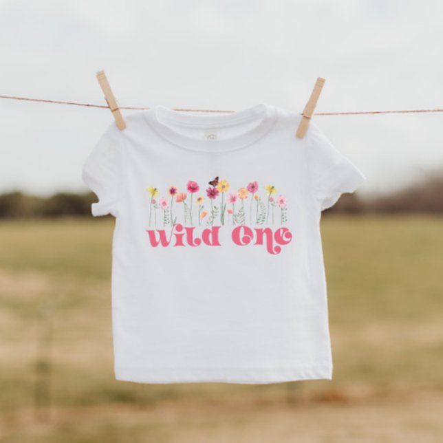 Camiseta Para Bebê Wildflower Toddler T-Shirt (Criador carregado)