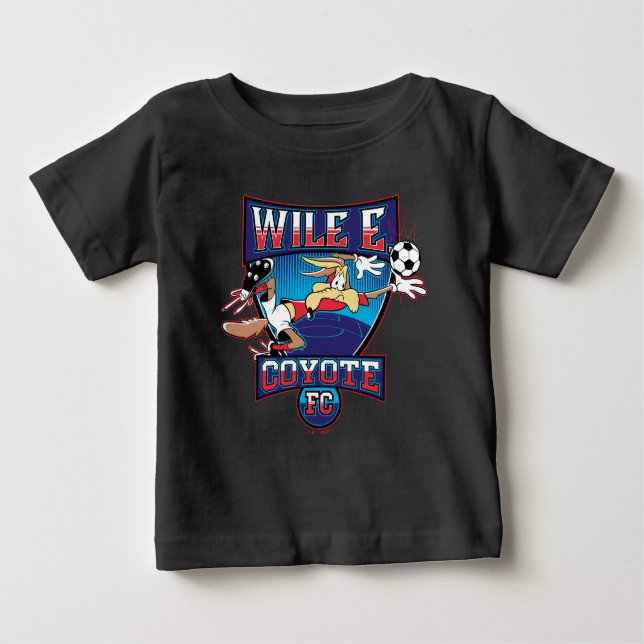 Camiseta Para Bebê WILE E. COYOTE™ Football Club Badge (Frente)