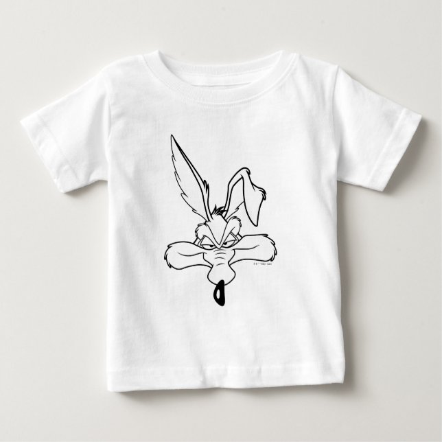 Camiseta Para Bebê WILE E. COYOTE™ Happy Head Shot (Frente)