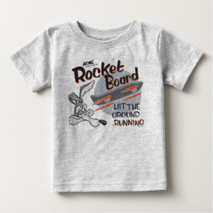 Camiseta Para Bebê WILE E. COYOTE™ Prancha de Foguete ACME